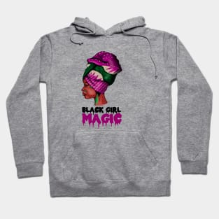 Black Girl Magic, Melanin, Afro Woman Hoodie